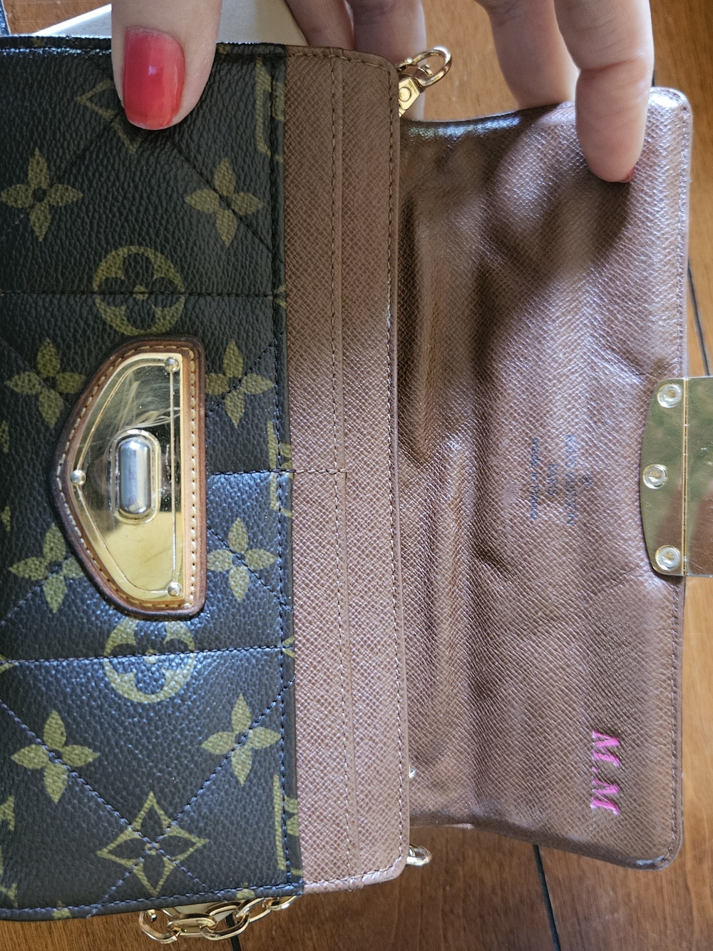 Louis Vuitton Monogram Sarah Etoile Wallet With Added Chain - Picture 6 of 12